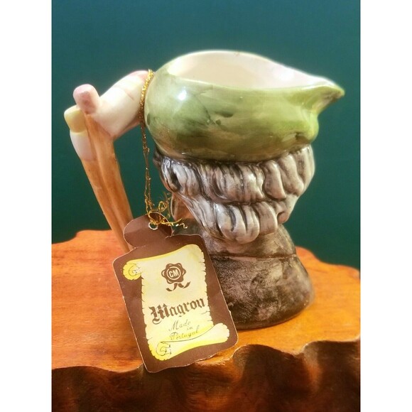 Vintage Magrou Artmark Old Man Toby Mugs 3.75" w/ Original Disney Parks Stickers - Picture 6 of 15